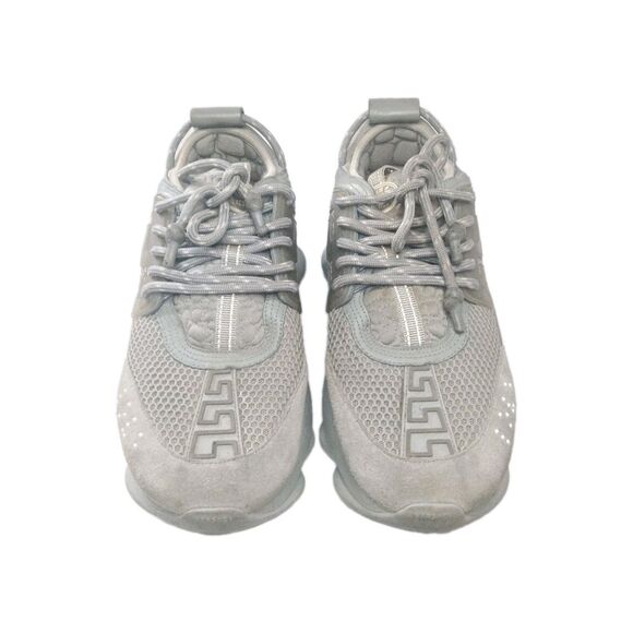 Versace Chain Reaction Sneakers Mens Shoes Size 42, US 9 Gray main image 7